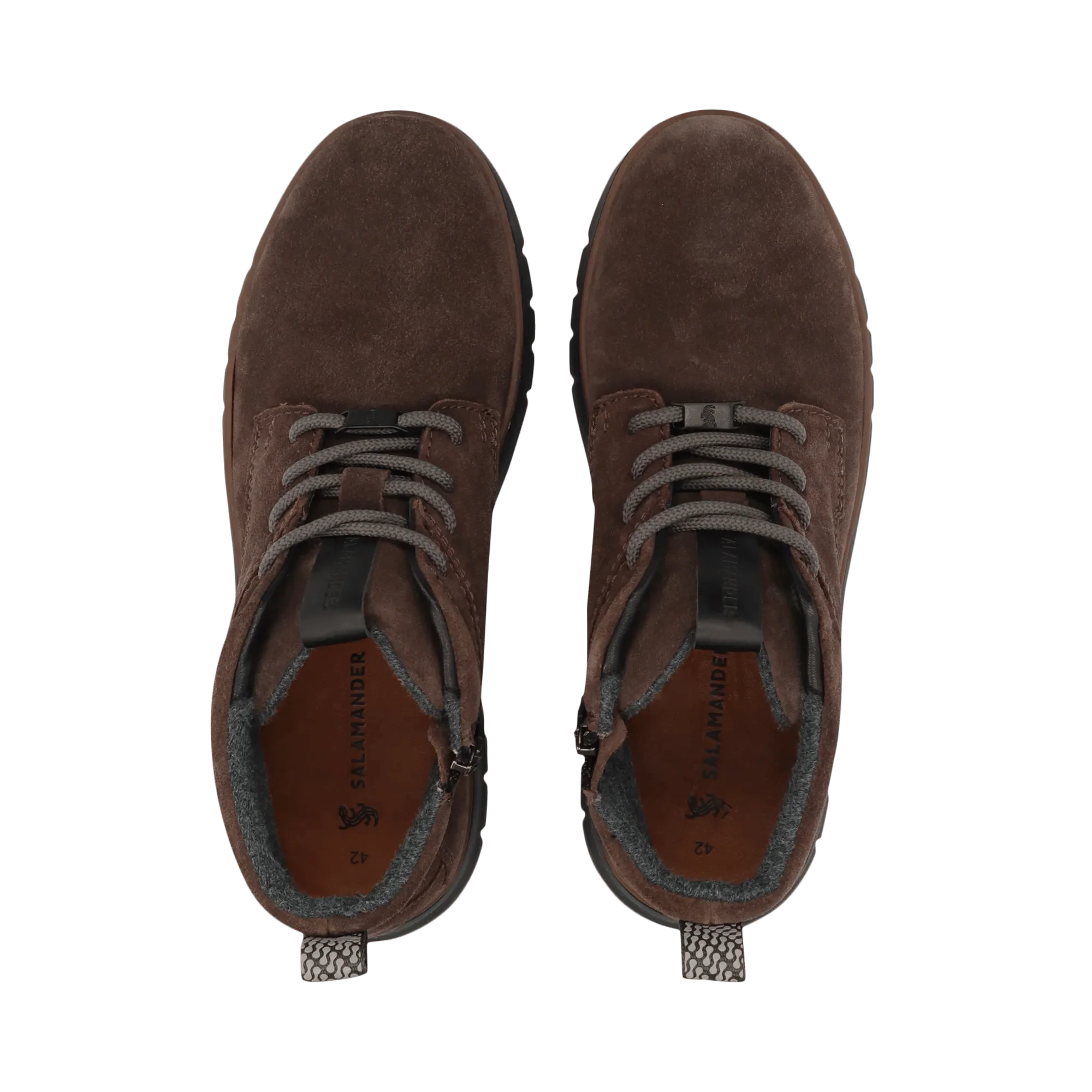 Leder Schnürschuh Dunkelgrau - Image 6