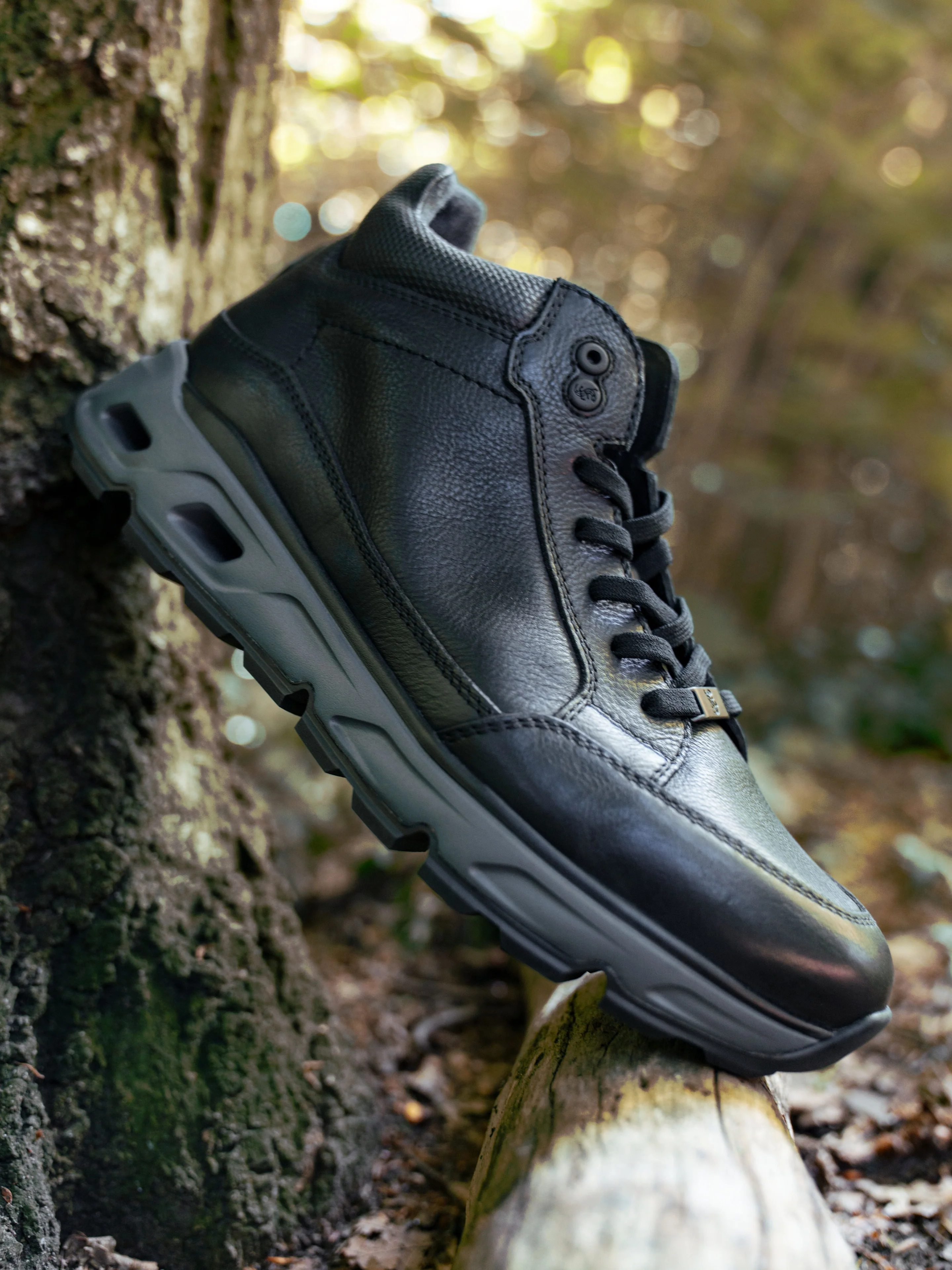 Leder Schnürstiefel Schwarz - Image 4