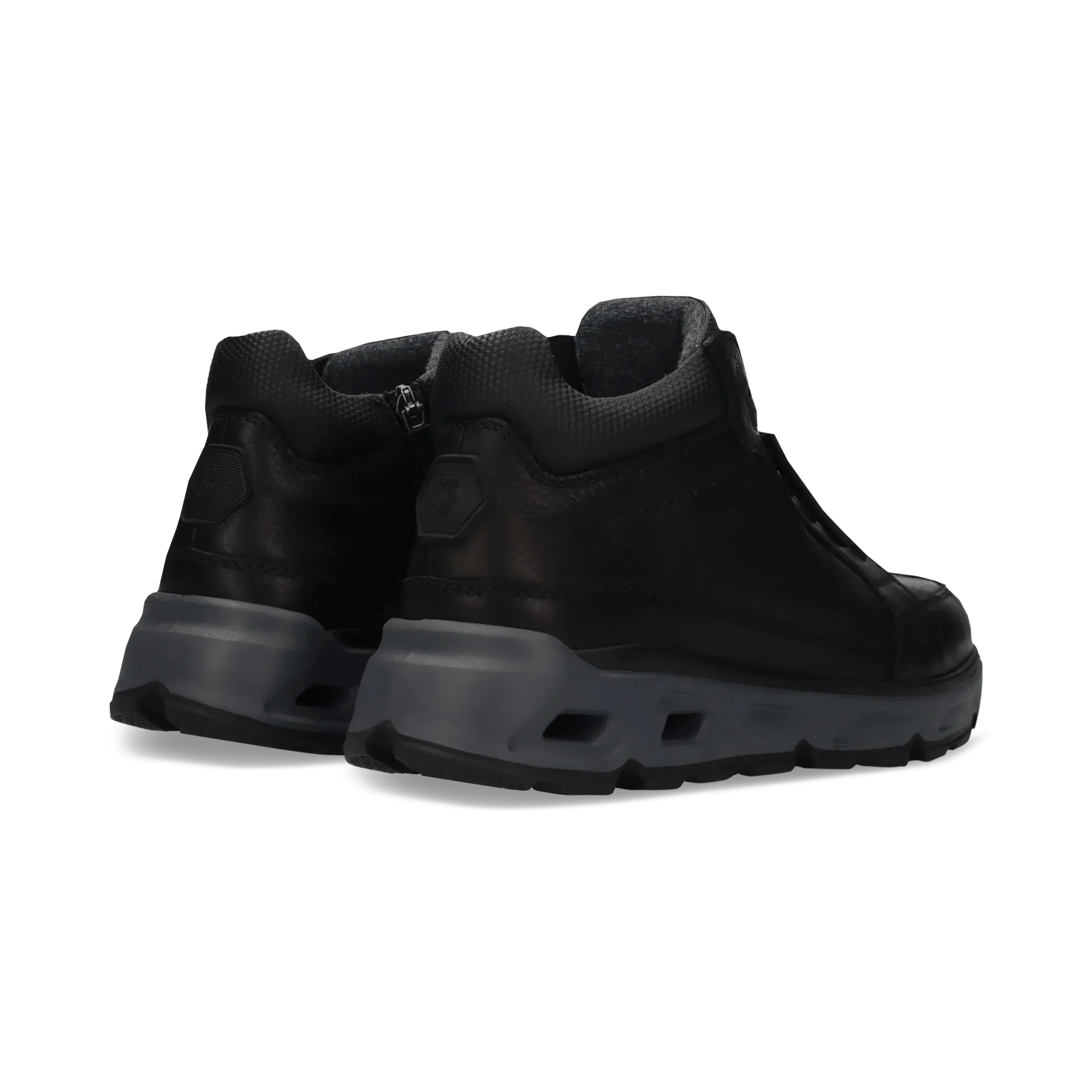 Leder Schnürstiefel Schwarz - Image 5