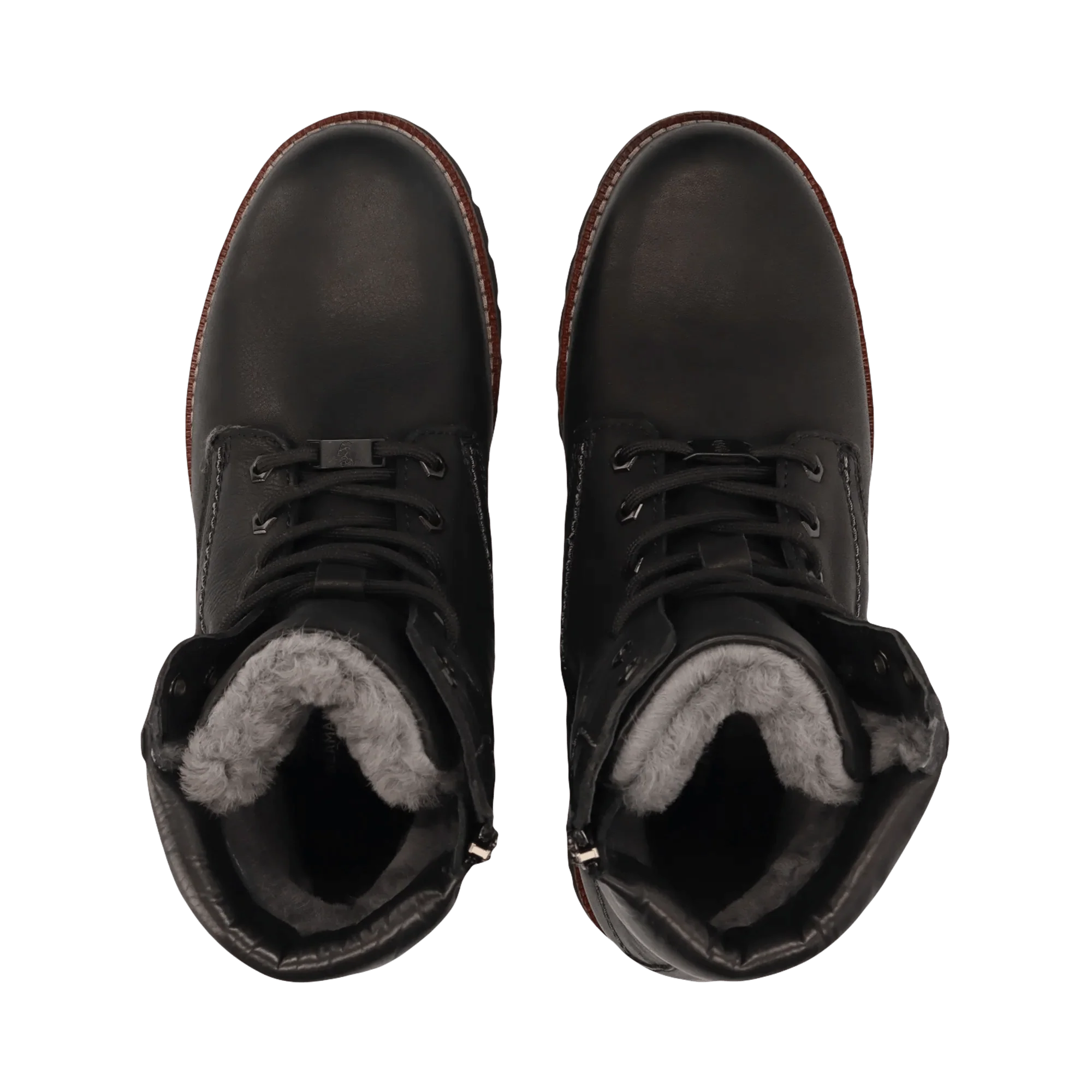 Leder Schnürstiefel Schwarz - Image 6