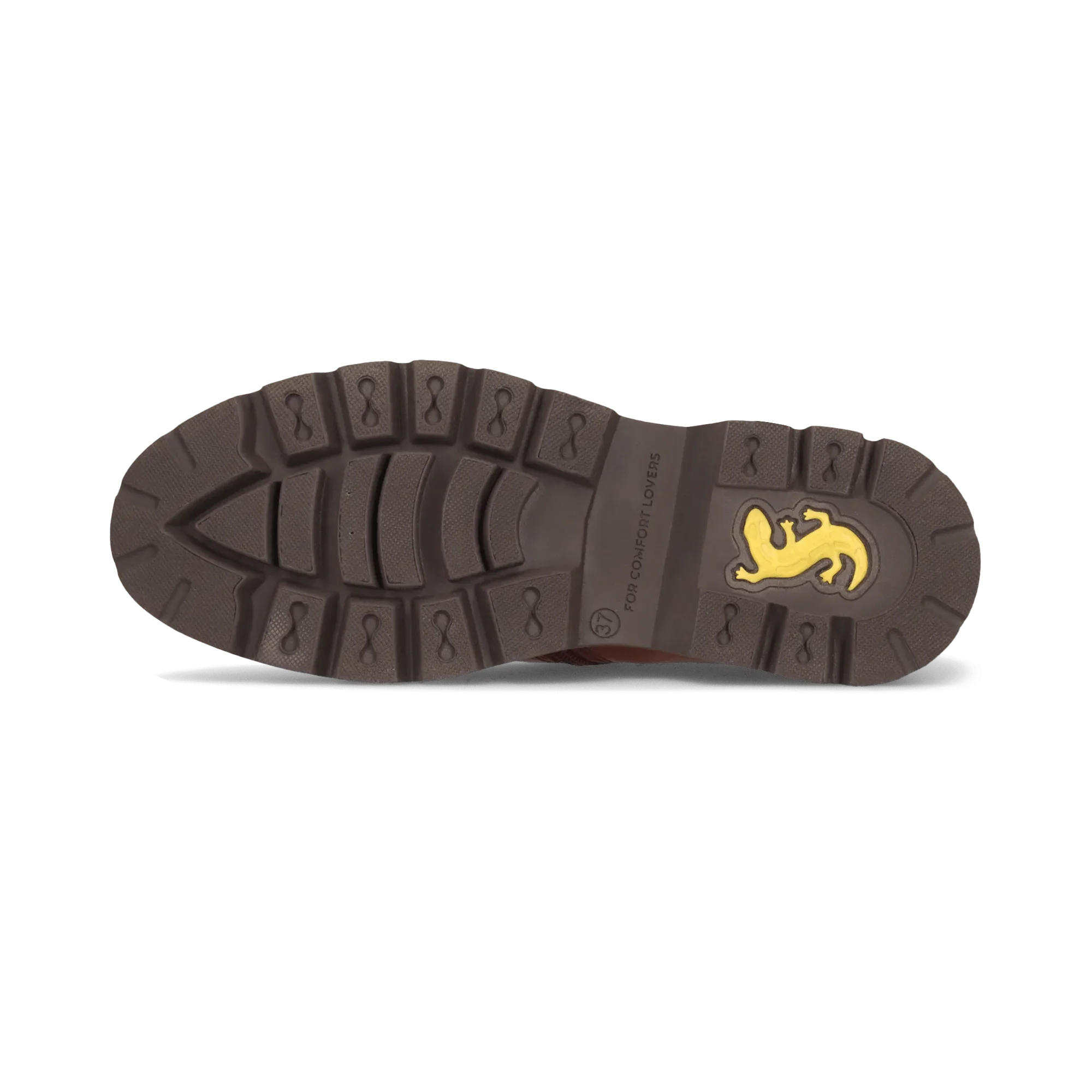 Leder Schnürstiefelette Cognac - Image 5