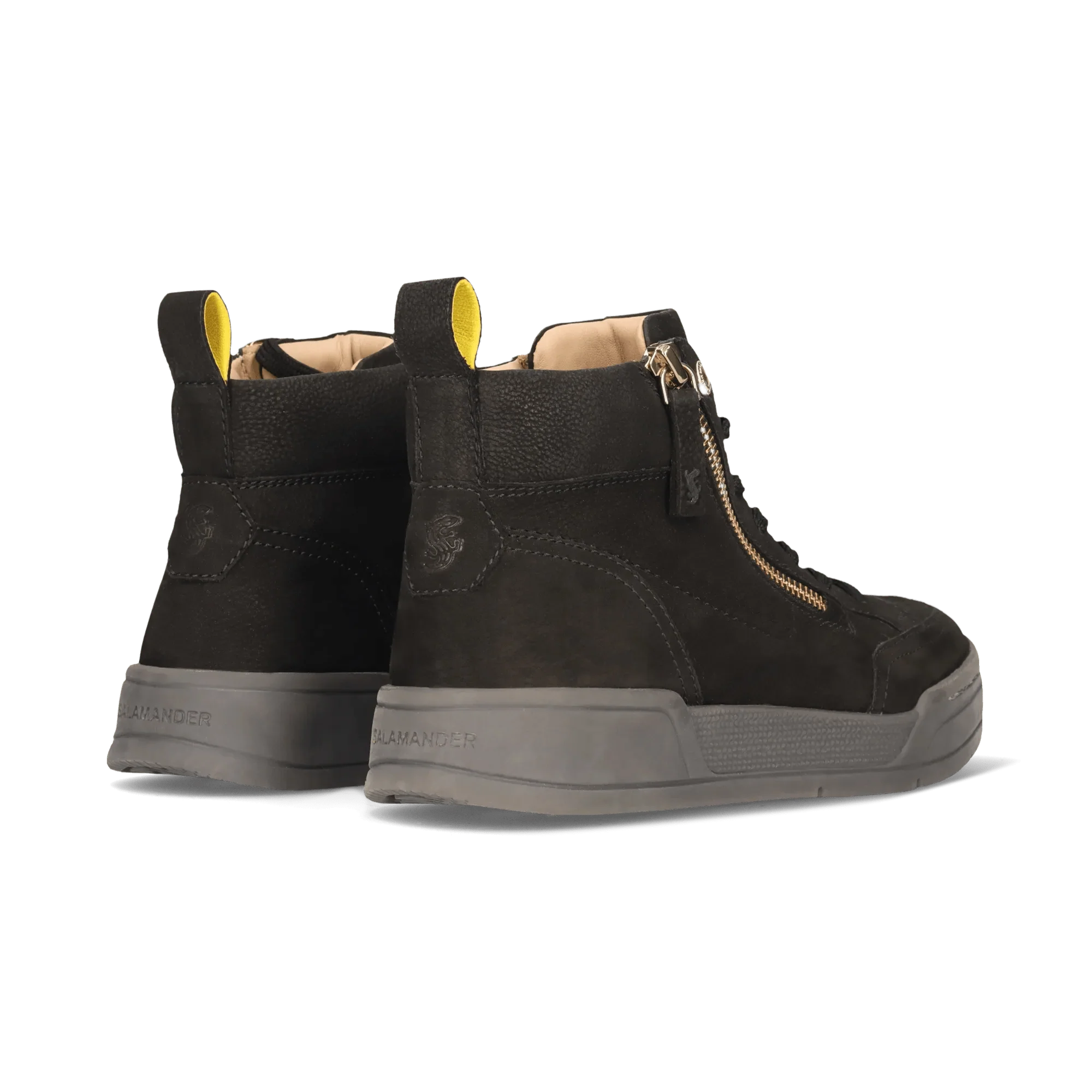 Leder Schnürstiefelette Schwarz - Image 4
