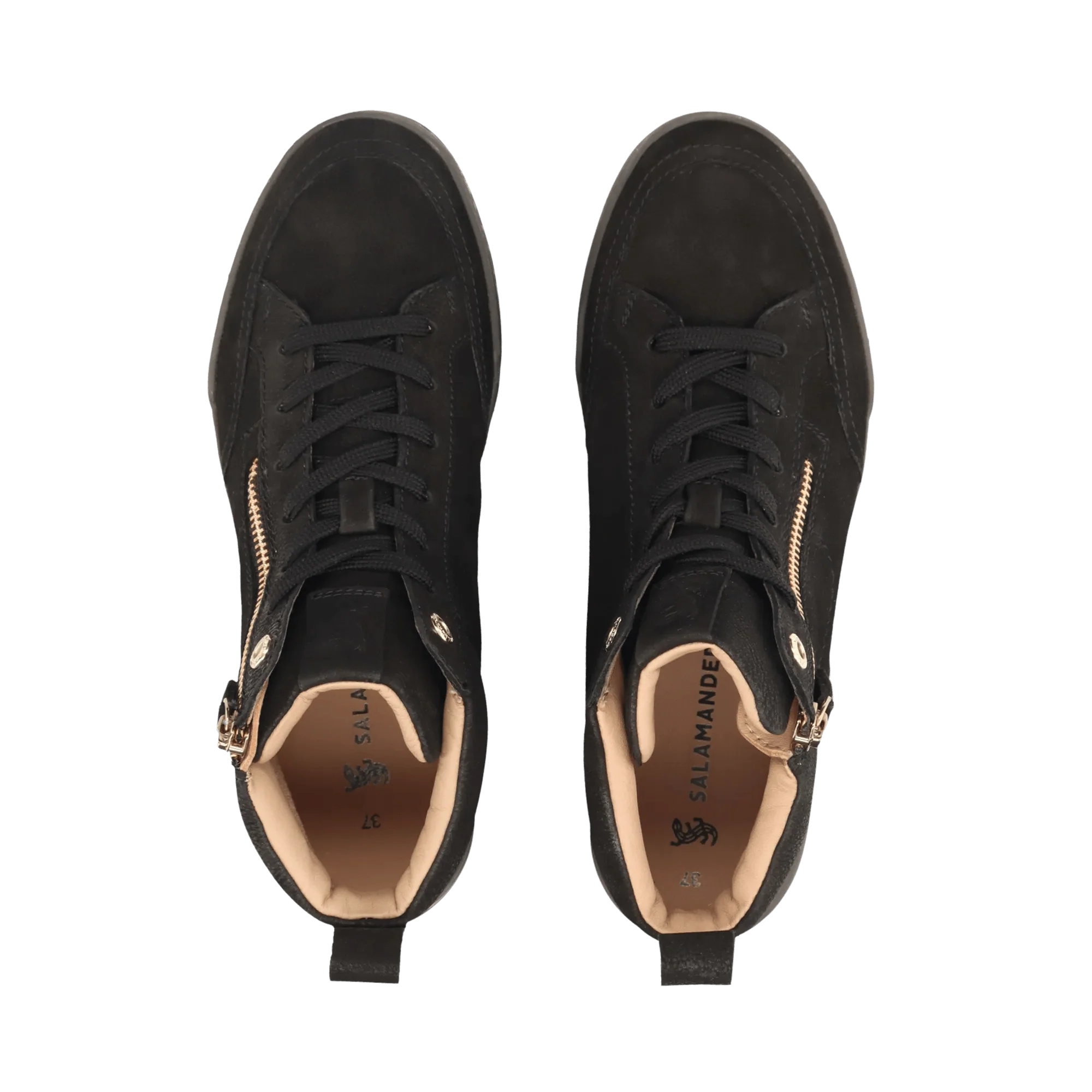Leder Schnürstiefelette Schwarz - Image 6