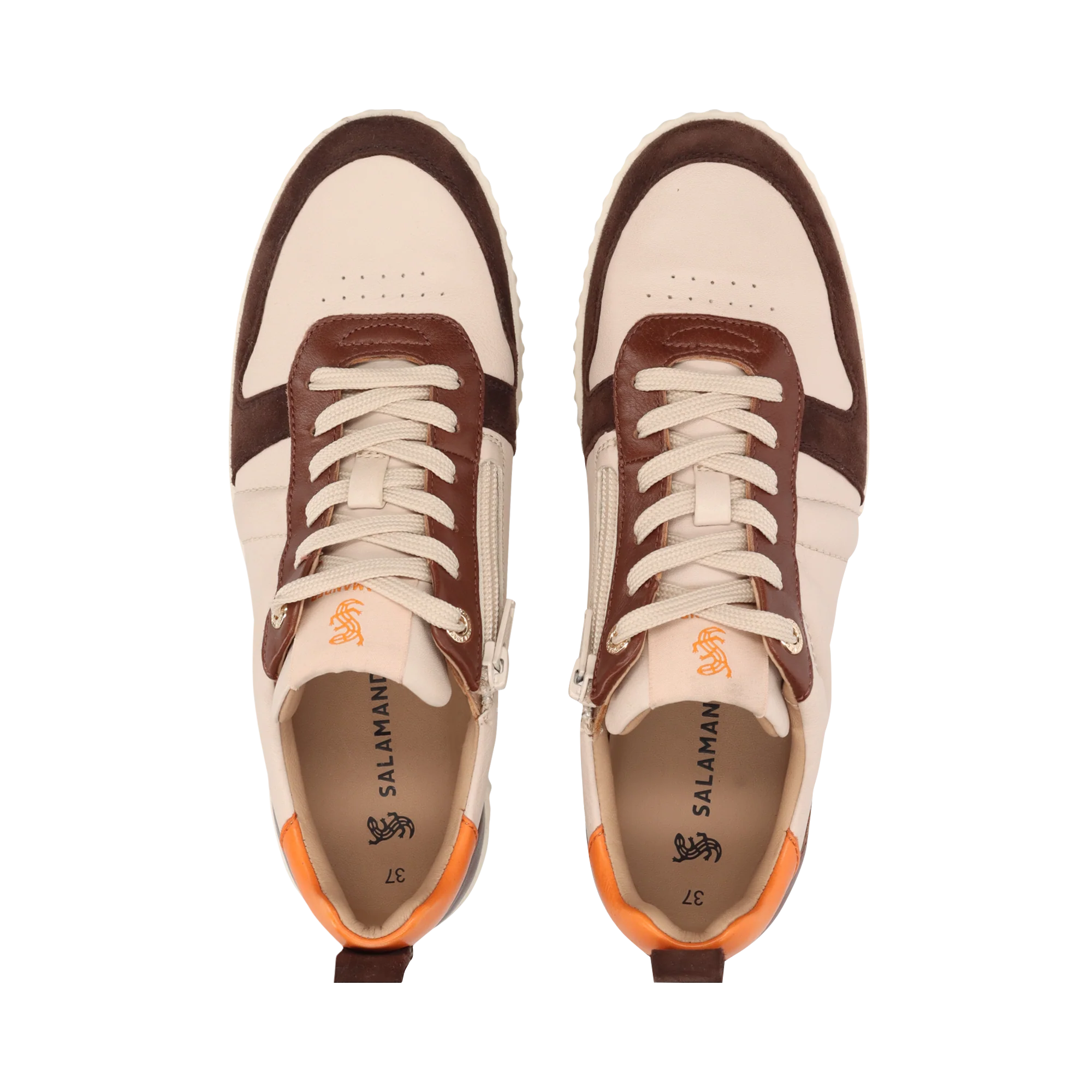 Leder Sneaker Beige/Multicolor - Image 6