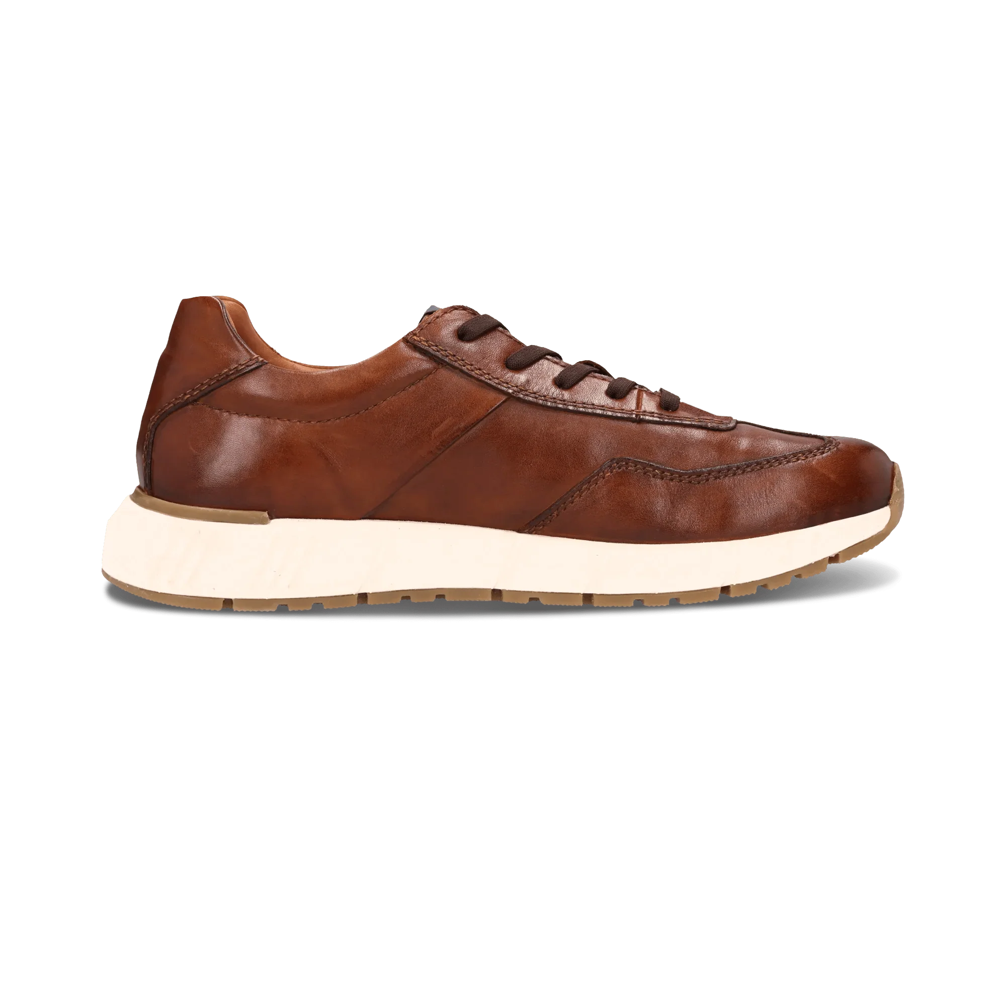 Leder Sneaker Cognac - Image 3