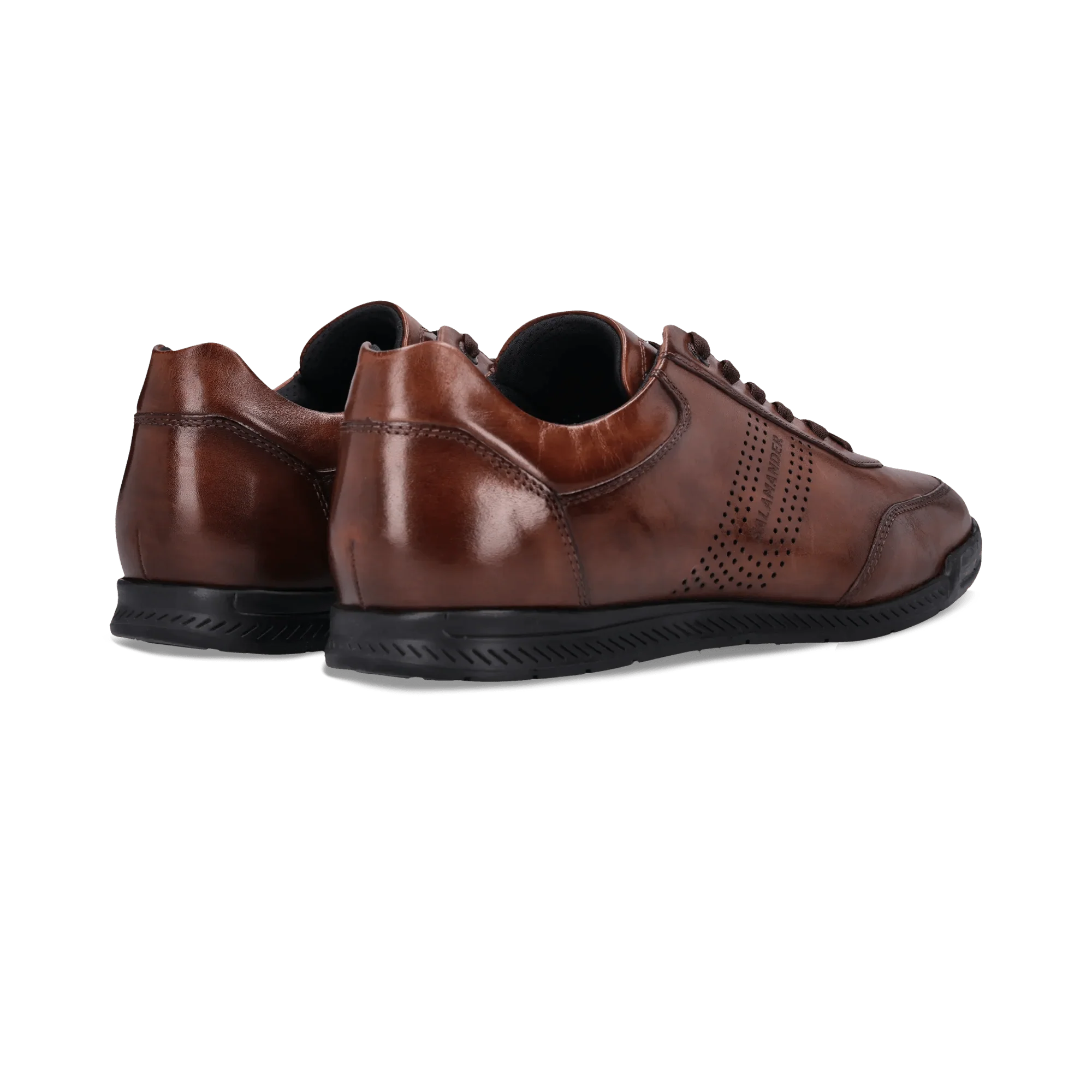 Leder Sneaker Cognac - Image 4