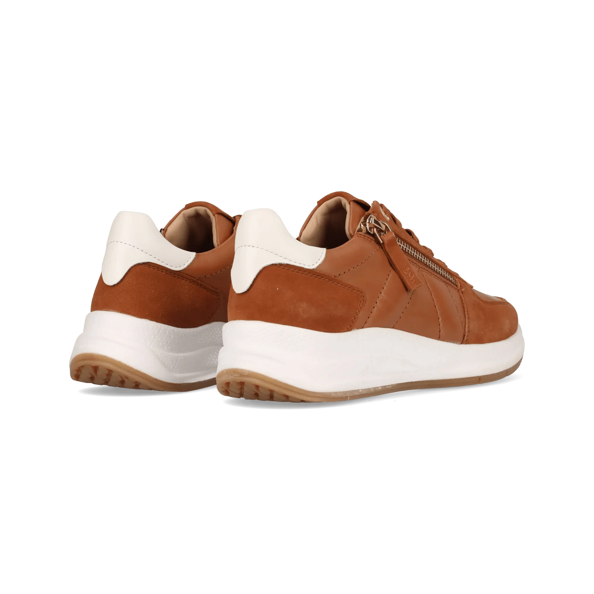 Leder Sneaker Cognac - Image 4