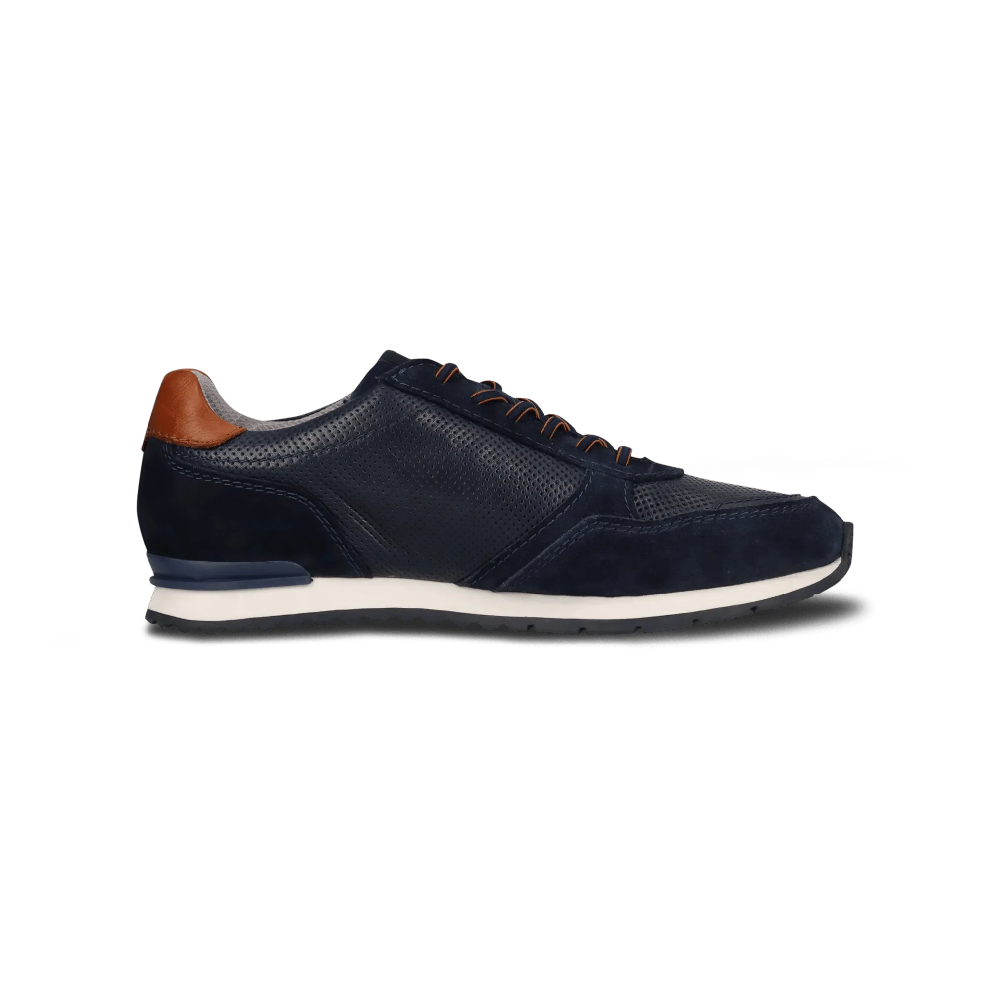 Leder Sneaker Dunkelblau/Blau - Image 3