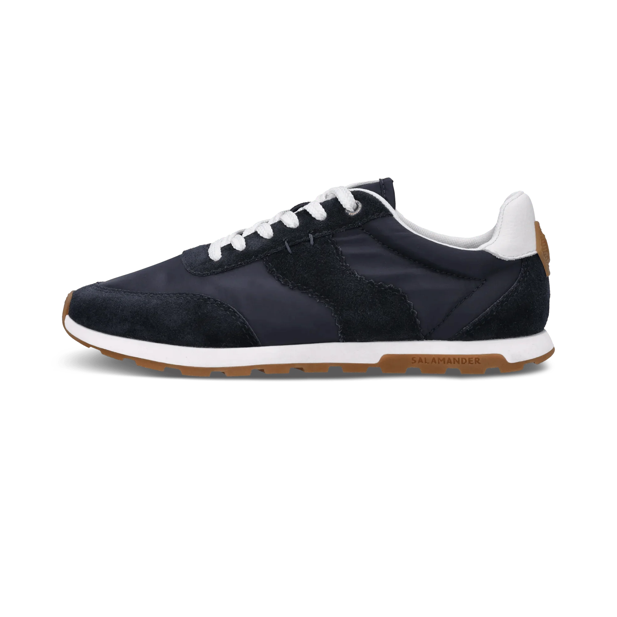 Leder Sneaker Dunkelblau