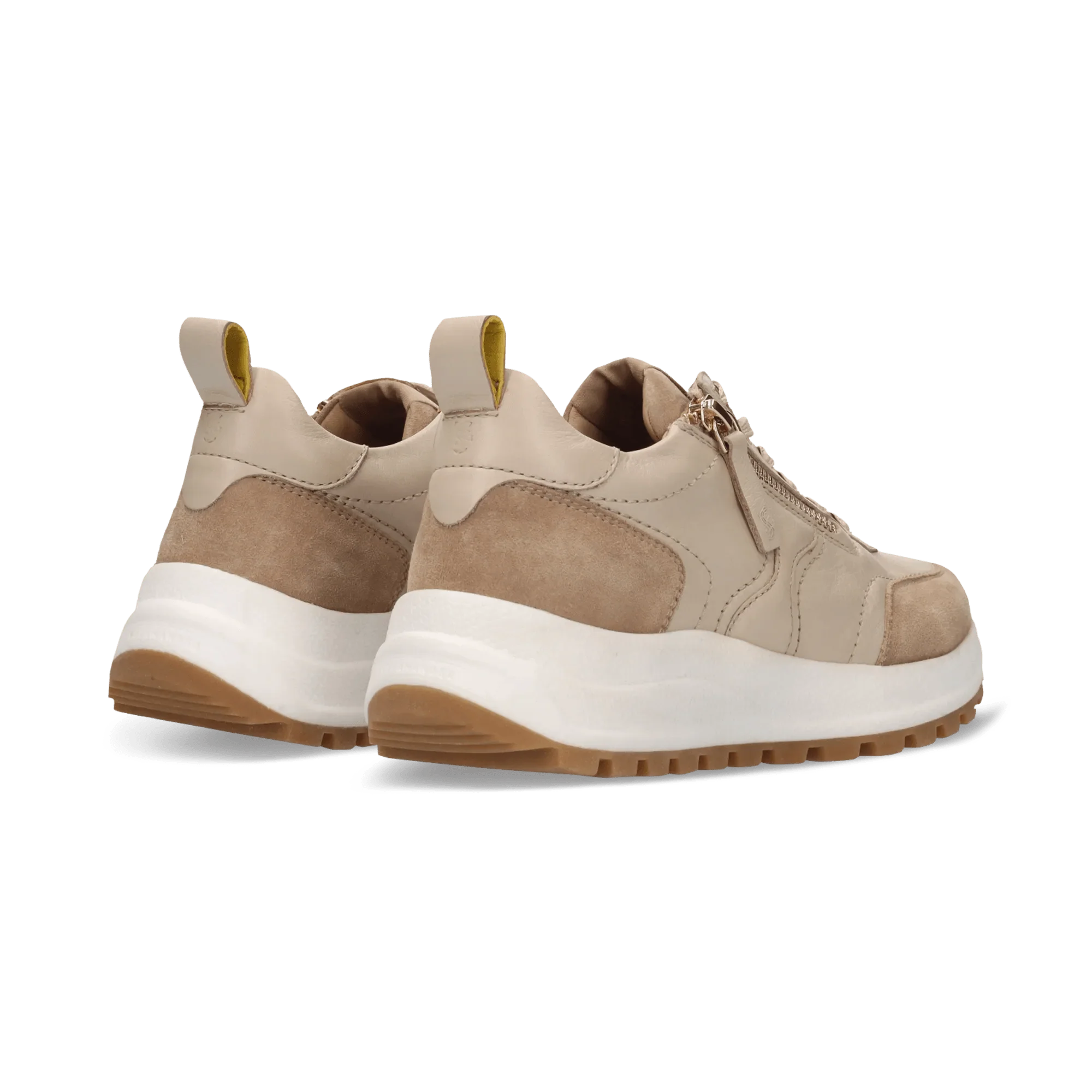 Leder Sneaker Sand/Beige - Image 4