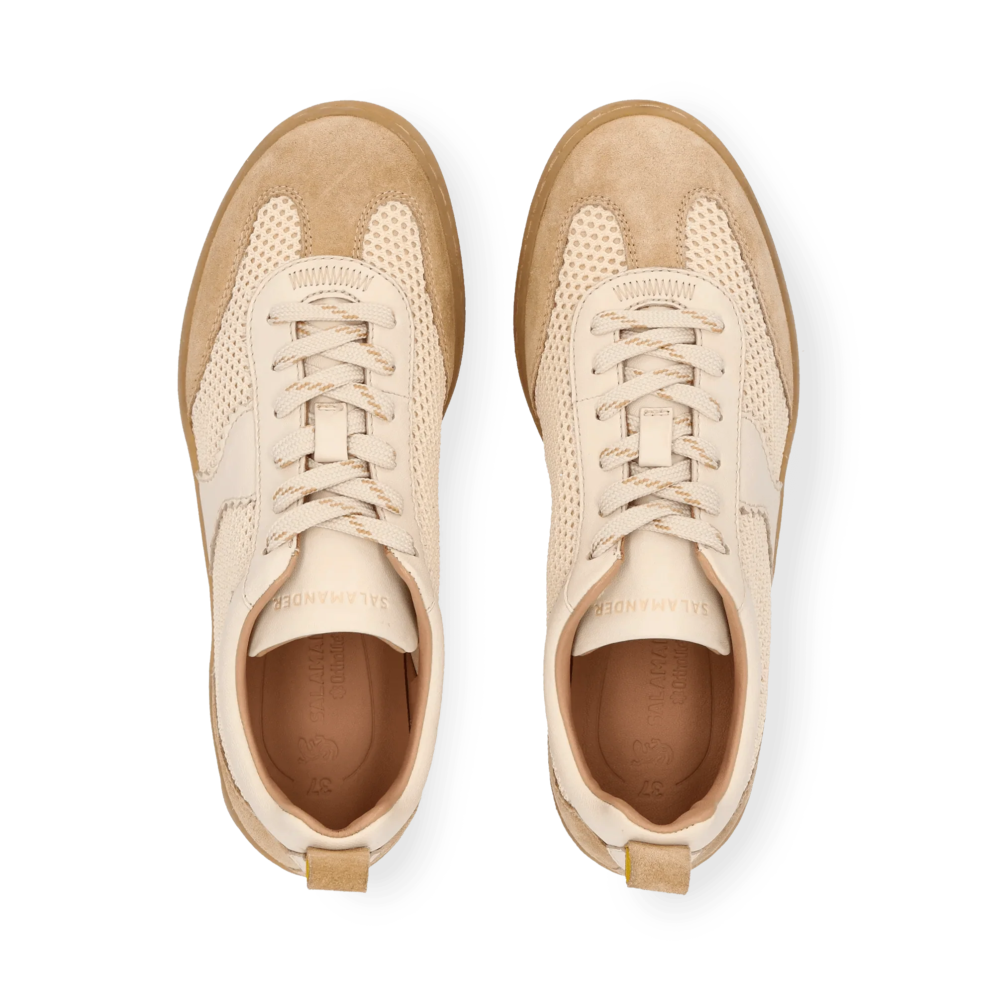 Leder Sneaker Sand - Image 6