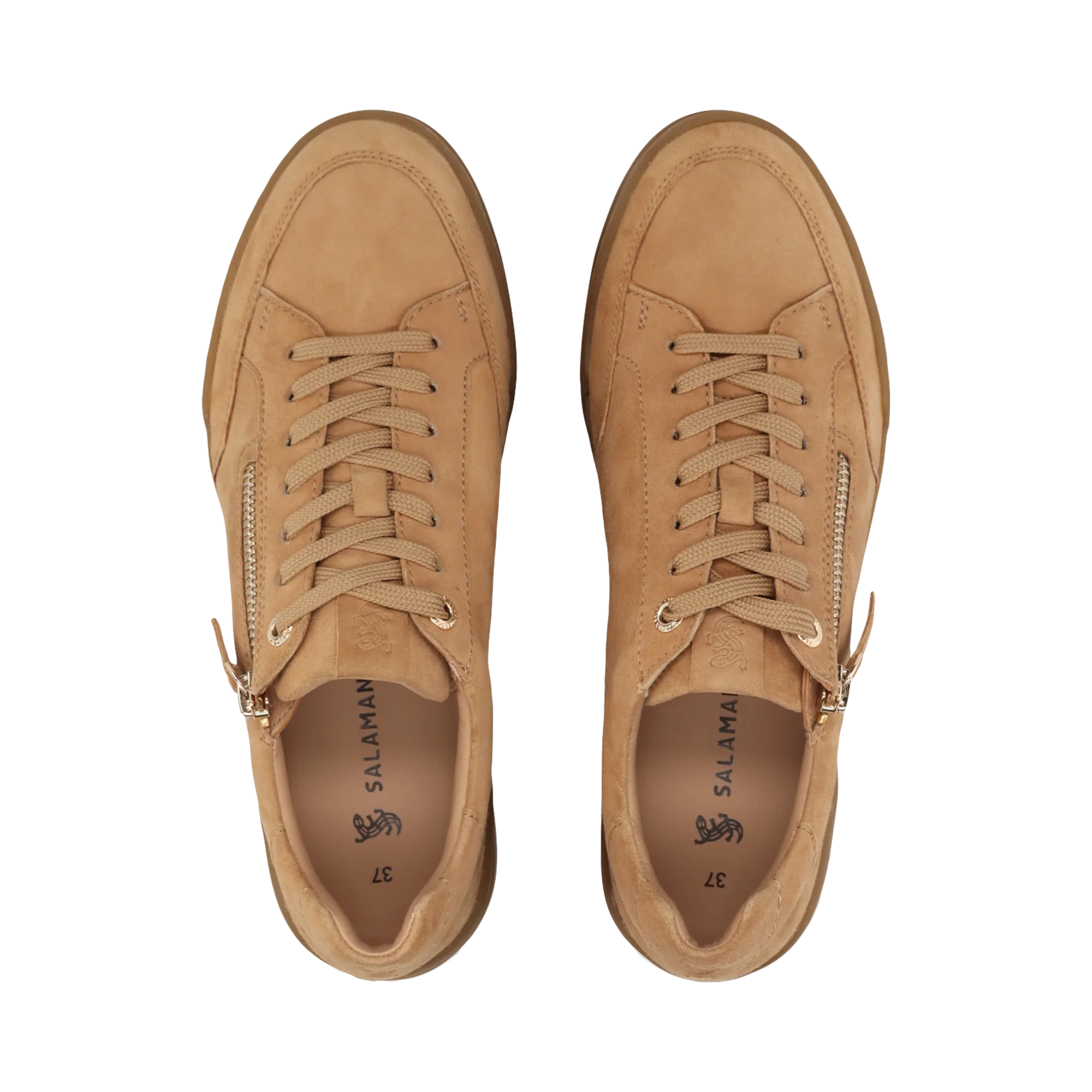 Leder Sneaker Sand - Image 6