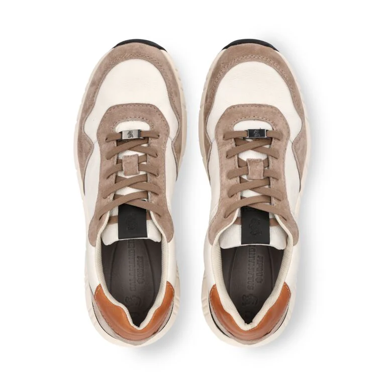 Leder Sneaker Taupe - Image 6