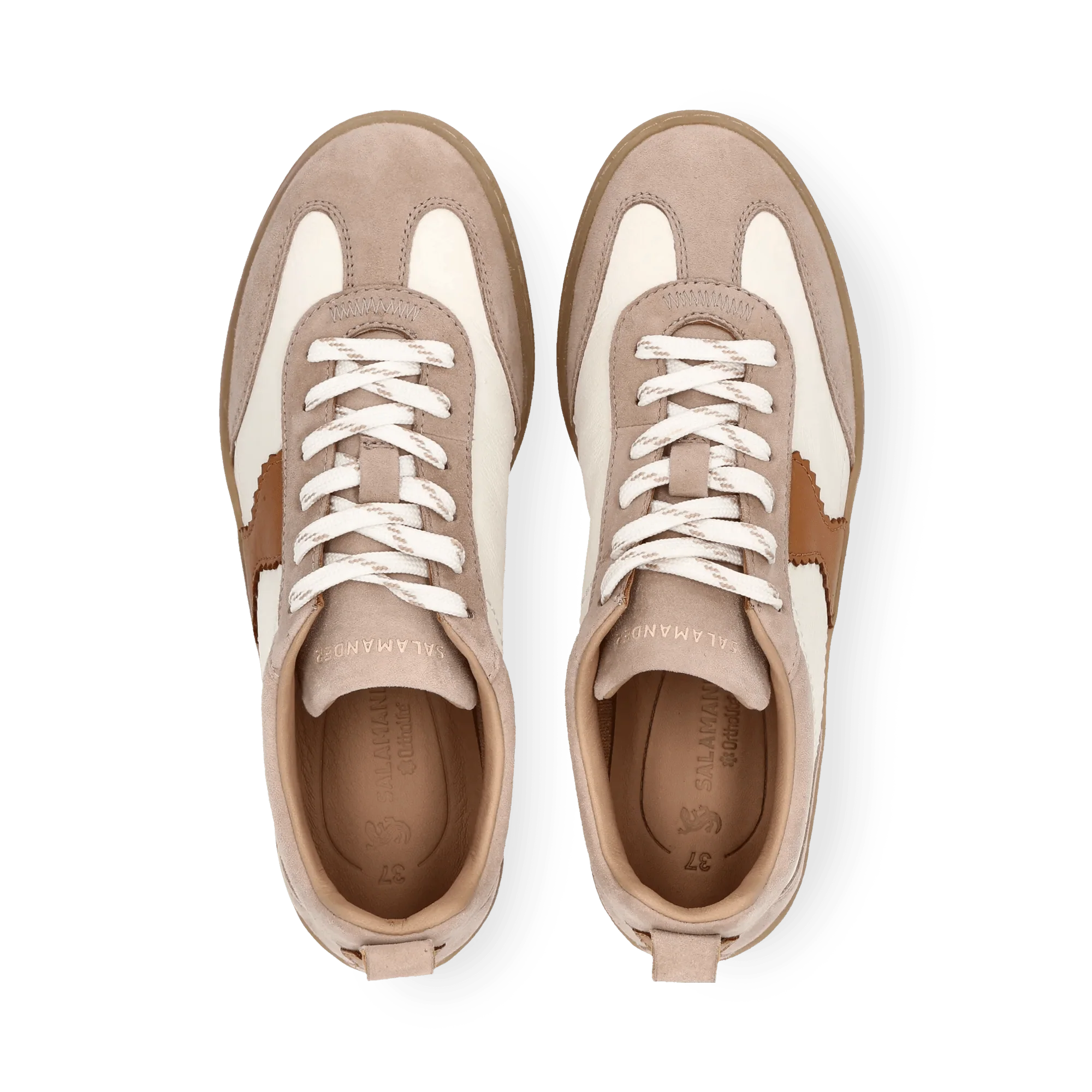 Leder Sneaker Taupe - Image 6
