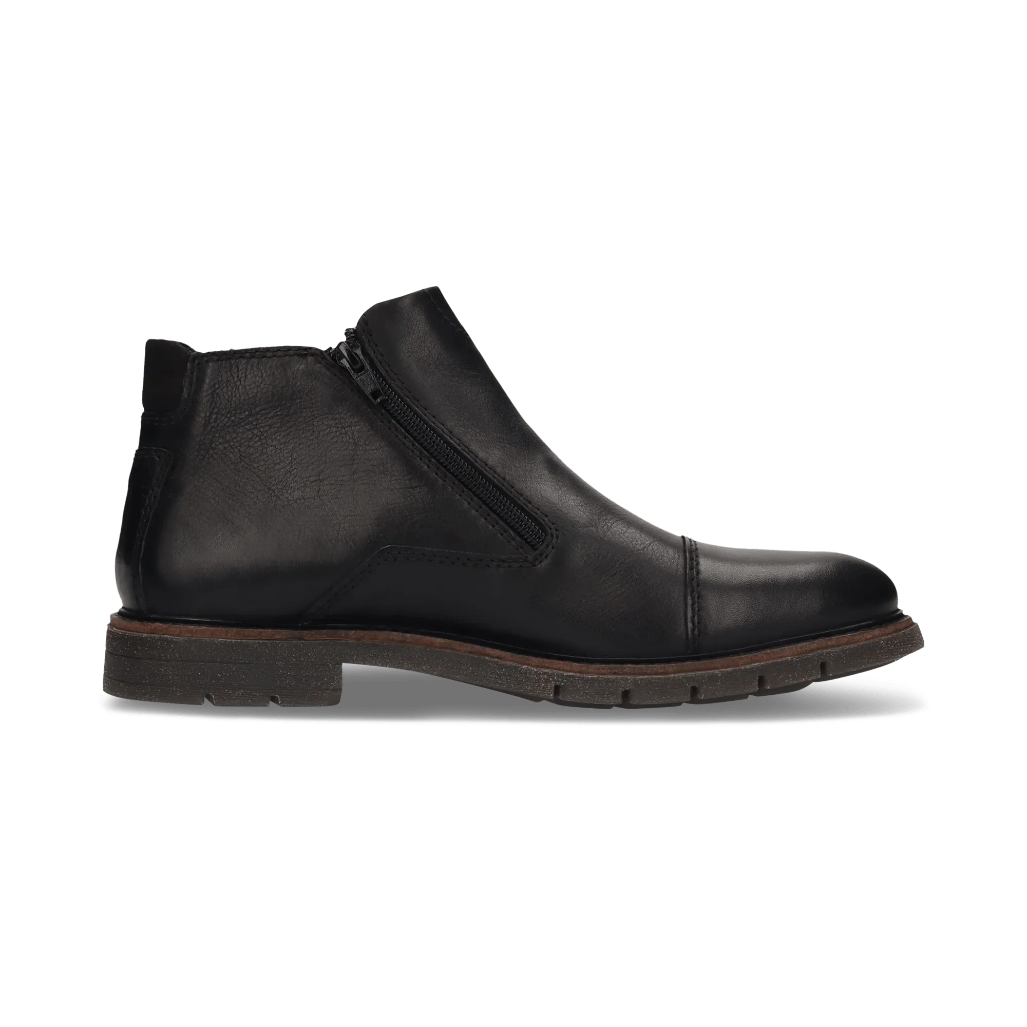Leder Stiefelette Schwarz - Image 3