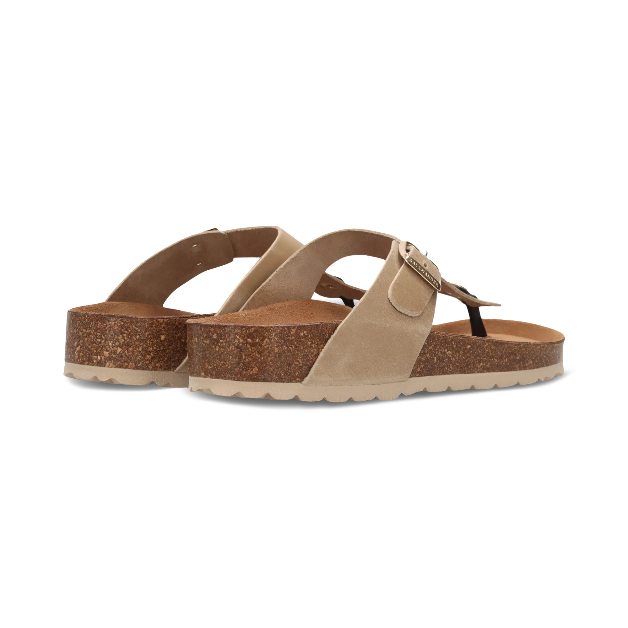 Leder Zehentrenner Beige - Image 4