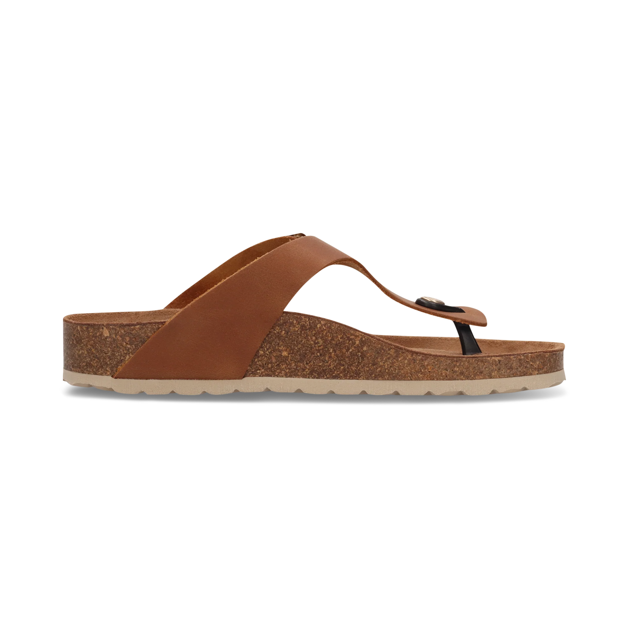 Leder Zehentrenner Cognac - Image 3
