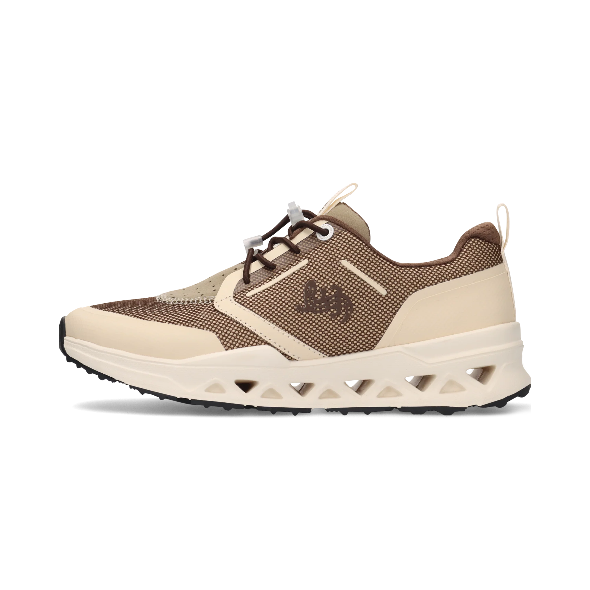 Sneaker Beige/Dunkelbraun