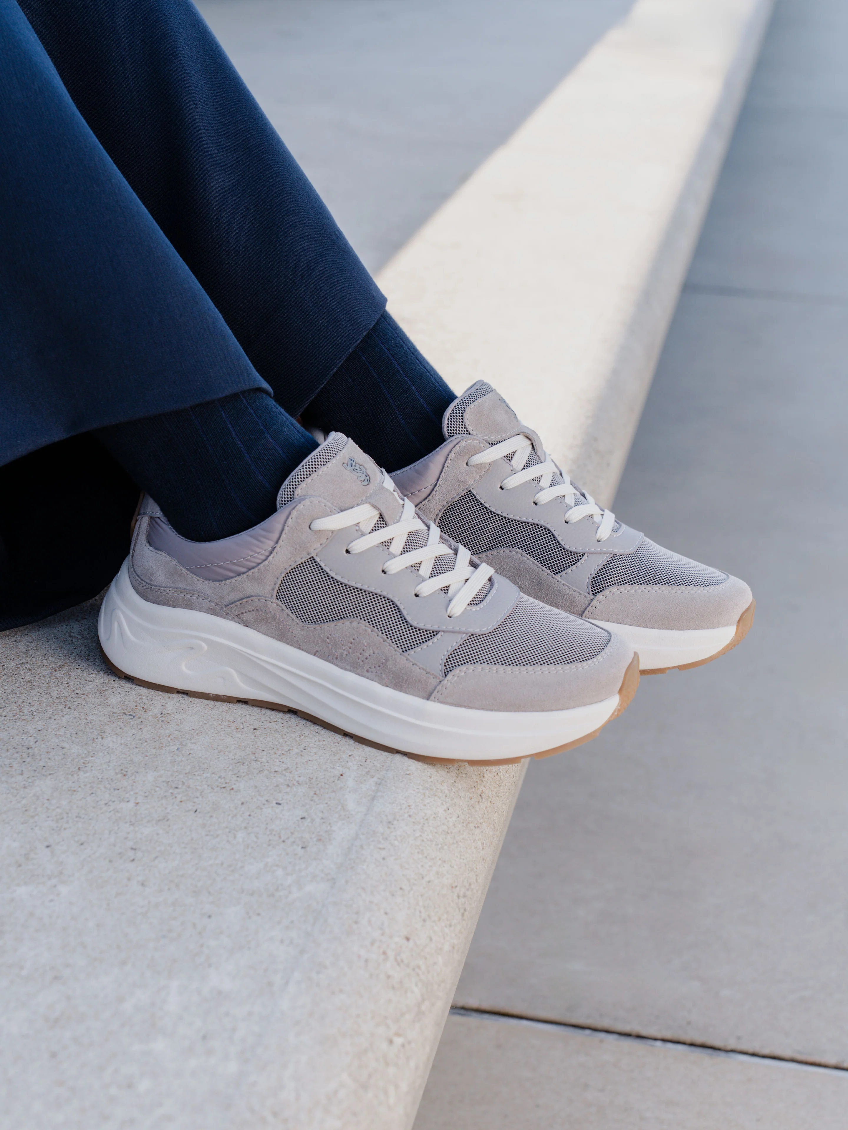 Sneaker Hellgrau/Rosa - Image 6