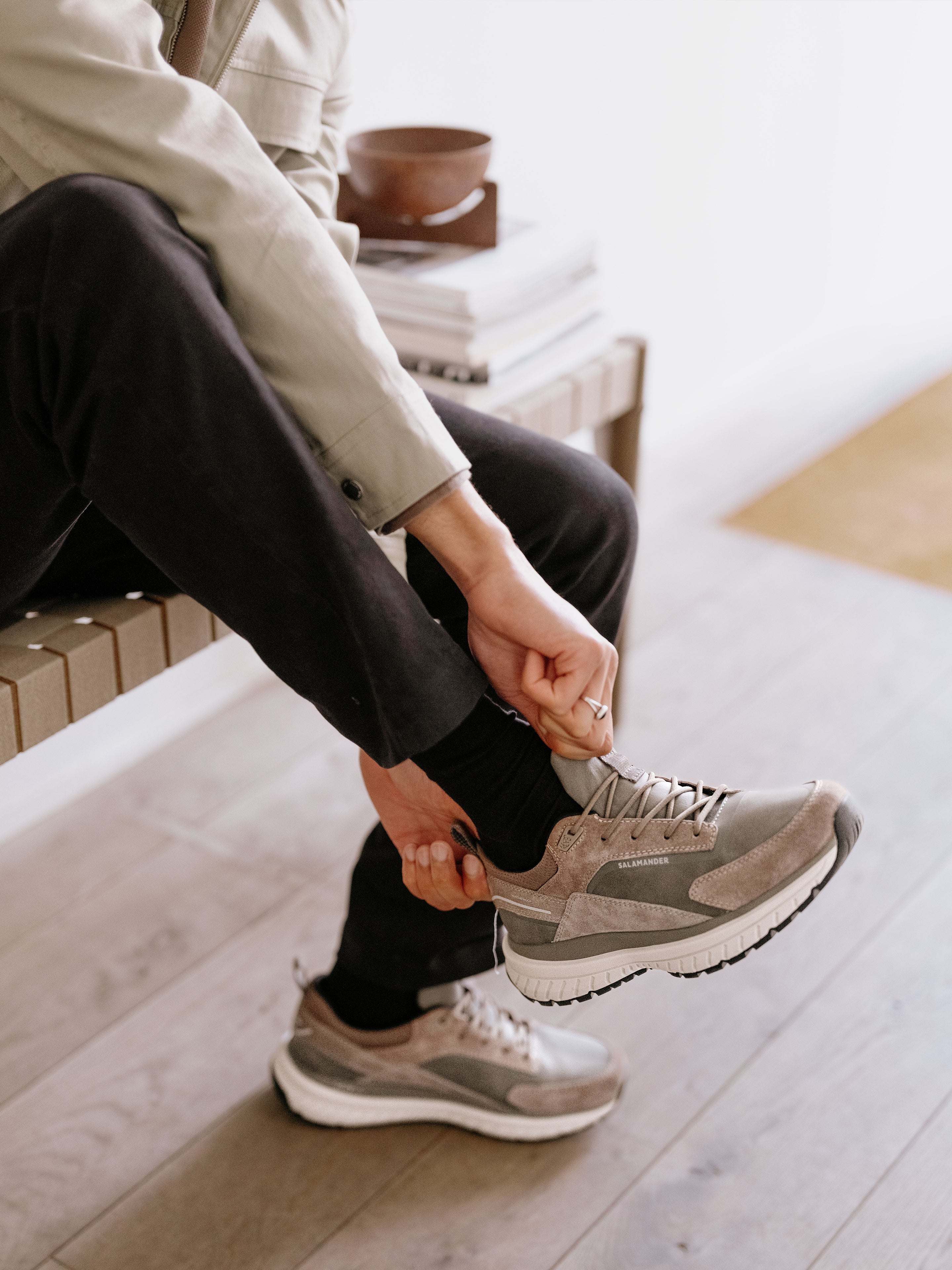 Sneaker Taupe/Grün - Image 6